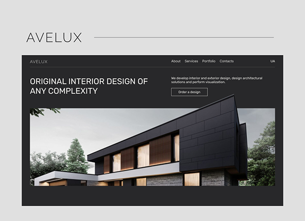Avelux interior design site reference