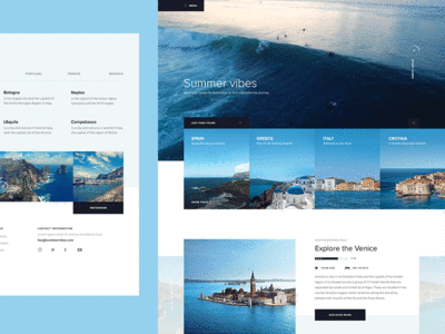 Summer Vibes travel site reference
