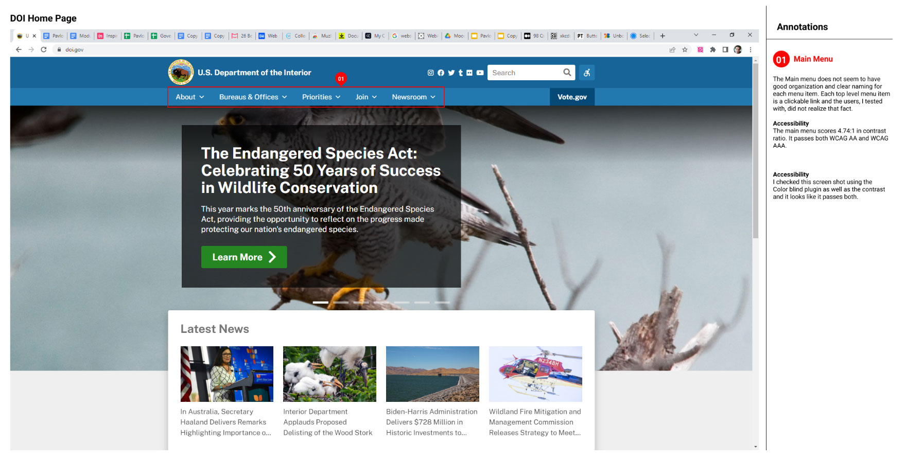 DOI Homepage
